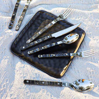 Set Of 10 Pcs Modern French Flatware - Bistrot Style Cutlery