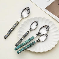 Set Of 10 Pcs Modern French Flatware - Bistrot Style Cutlery