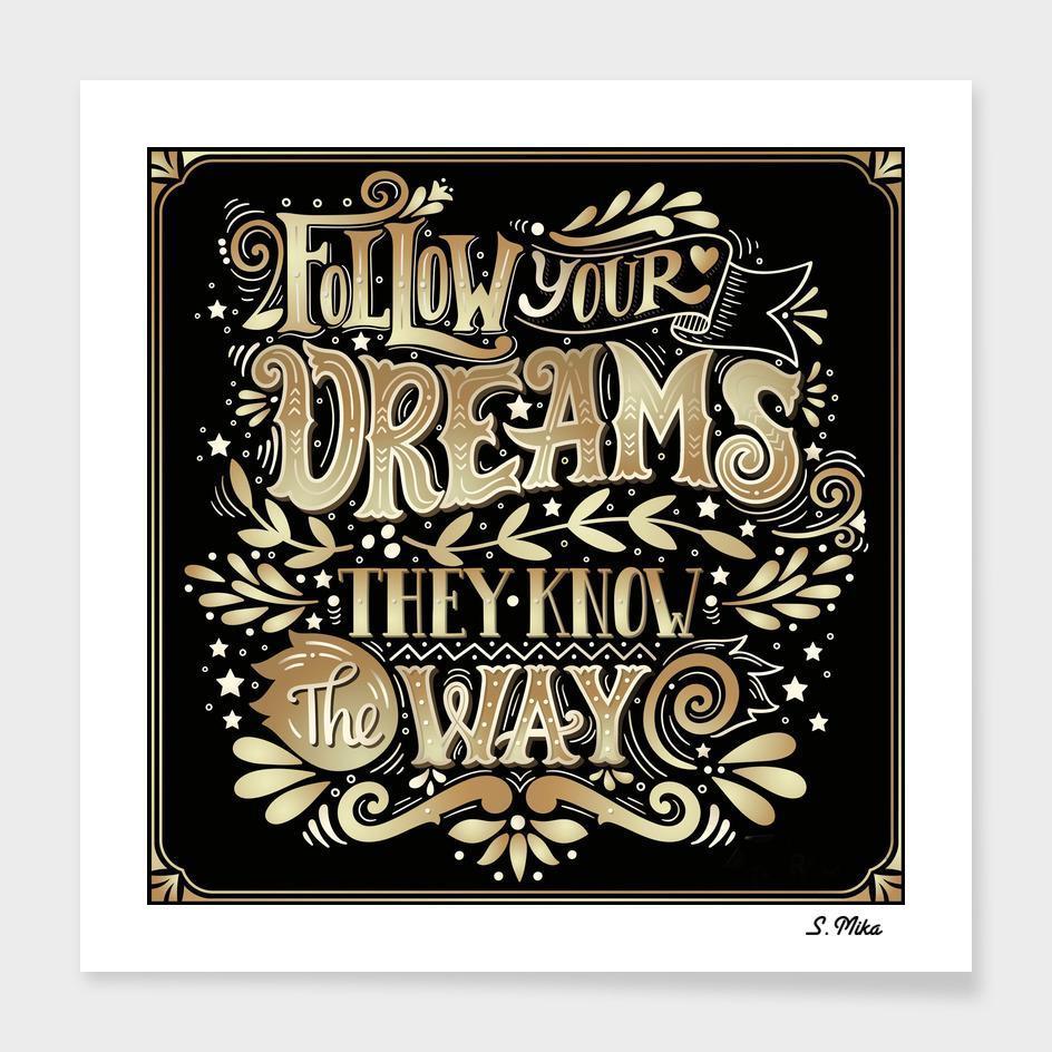 Follows Your Dreams Cushion/Pillow