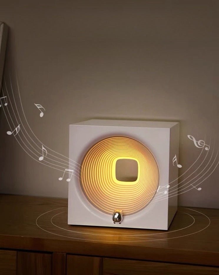 Time Machine Sleep Inducing Bedside Lamp with Speaker - Dimmable Sleep