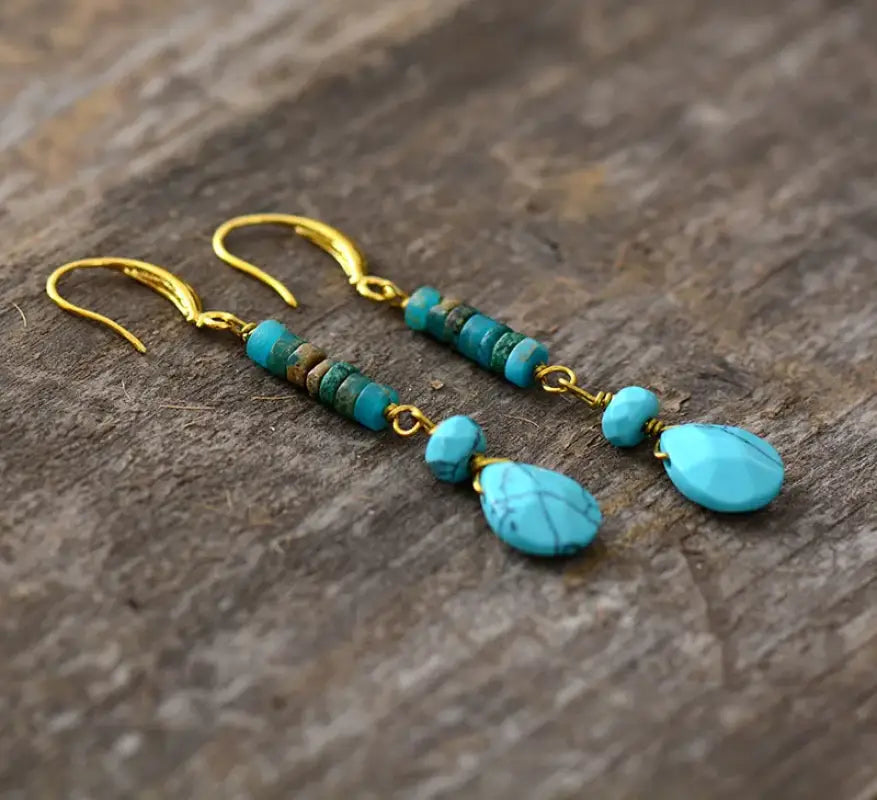 Turquoise Jasper Earrings