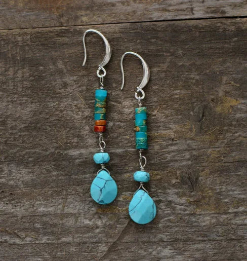 Turquoise Jasper Earrings