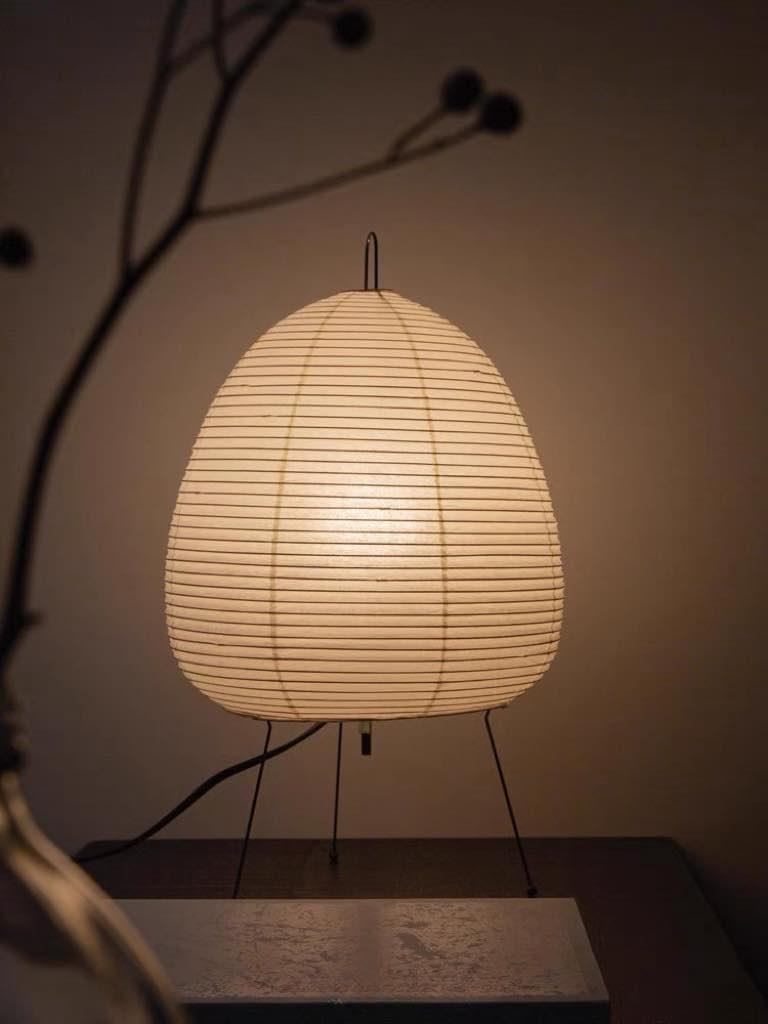 Wabi Sabi Table Lamp - Decorative Japanese Paper Lantern