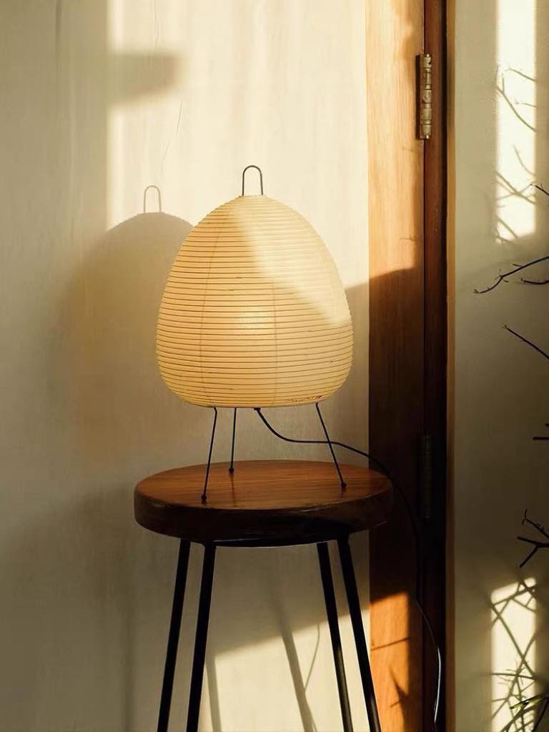 Wabi Sabi Table Lamp - Decorative Japanese Paper Lantern