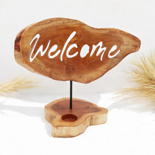 Welcome Home Candle Holder