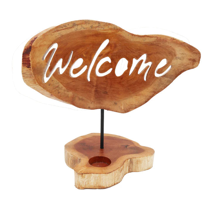 Welcome Home Candle Holder