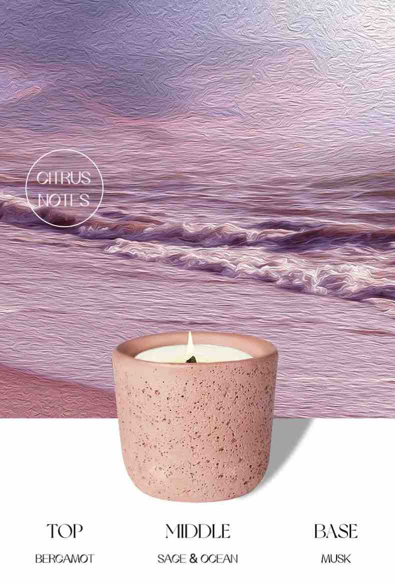 Wood Wick Soy Wax Scented Candle - Breath Of Nature Scented - Alps