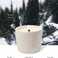 Wood Wick Soy Wax Scented Candle - Breath Of Nature Scented - Fir