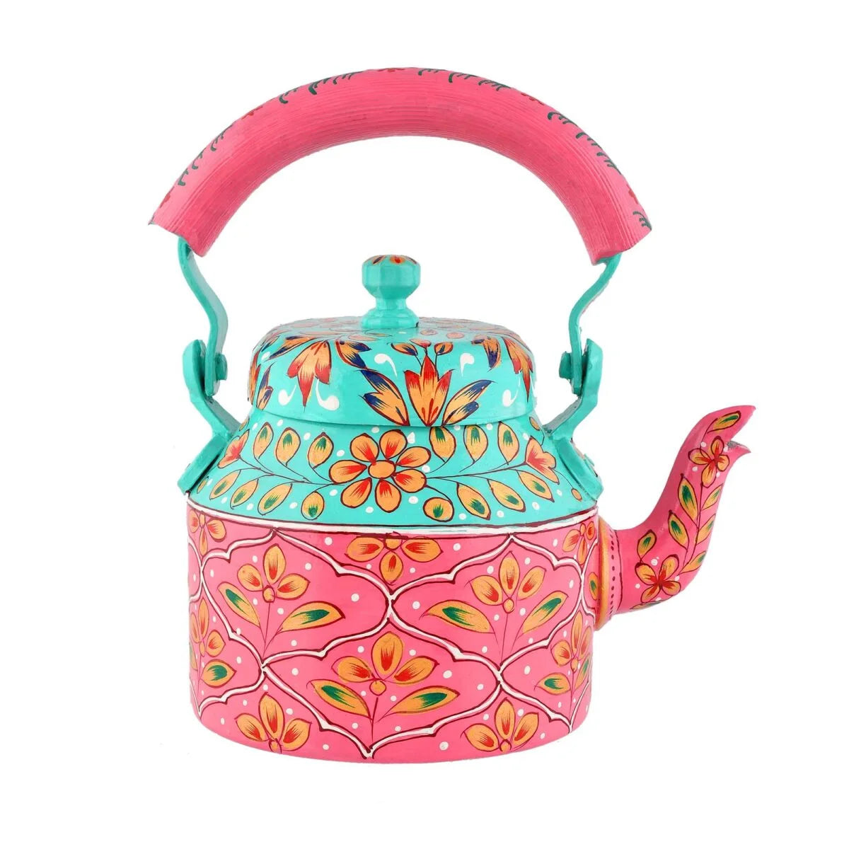 Heritage Charm Handcrafted Aluminium Tea Kettle